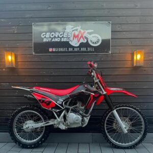 red HONDA CRF 125F 2017 for sale